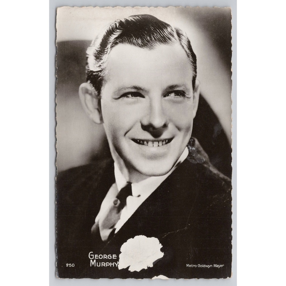 George Murphy Metro Goldwyn Mayer Actor‎ and Senator Photo Postcard